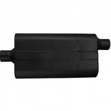 50 Series Delta Flow Chambered Muffler - 2.25" Inlet Centered/Outlet Offset