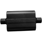 40 Series Delta Flow Chambered Muffler - 2.5" Inlet Centered/Outlet Centered