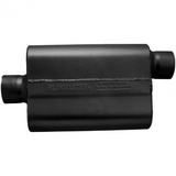 40 Series Delta Flow Chambered Muffler - 3" Inlet Centered/Outlet Offset