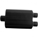 Super 40 Chambered Muffler - 3" Inlet Centered/2.5" Outlet  Dual