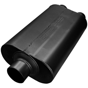 50 Series HD Chambered Muffler - 3" Inlet Centered/2.5" Outlet Dual
