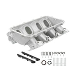 Holley EFI LS1/LS2/LS6 Lo-Ram Base Manifold & Rail Kit - Satin Finish