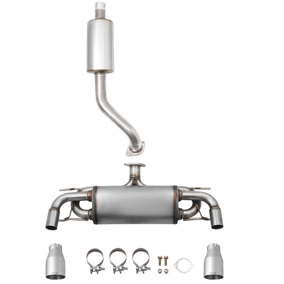 thumbnail image 2 of Eight Nine Stainless Steel Cat Back Exhaust System For MX-5 NB 01-05 2 of 12