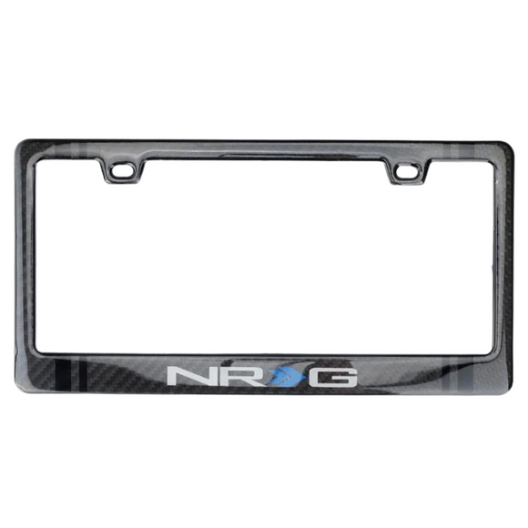Carbon Fiber License Plate Frame - Poly Dipped Finish