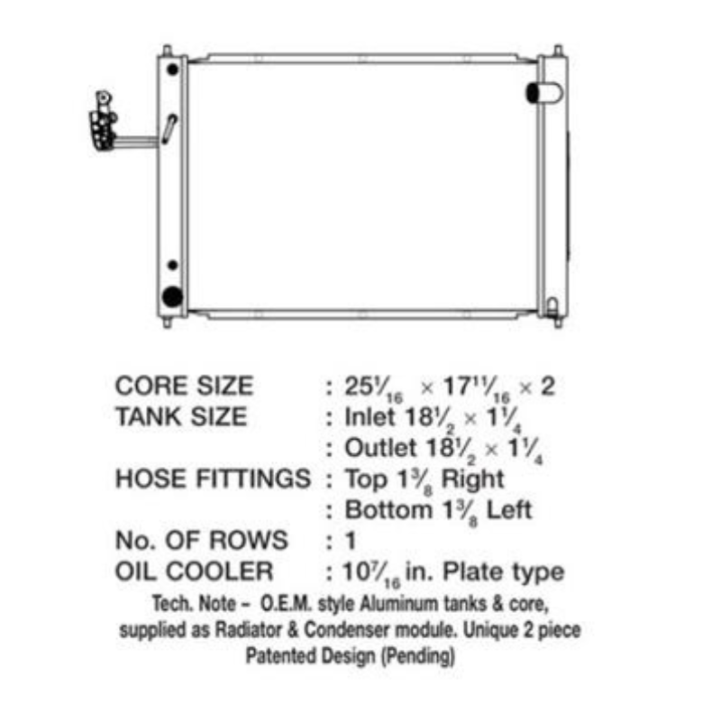 Infiniti G25 11-12 / Nissan 370Z 09-19 OEM Plastic Radiator – Burton-Racing