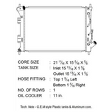 Kia Soul 14-19 OEM Plastic Radiator