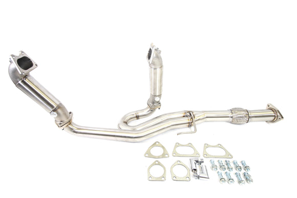Acura TL TL-S 04-08 Primary Catalytic Converters & J-Pipe
