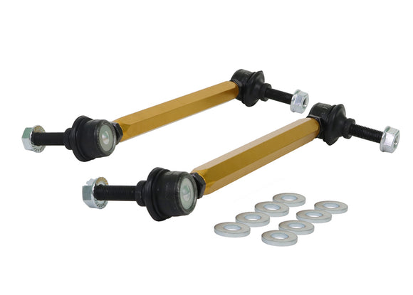 Whiteline BMW 1 Series F2X 12-19 / 3 Series F3X 11-19 Front Sway Bar Link - Adjustable Ball Style - 10mm Ball