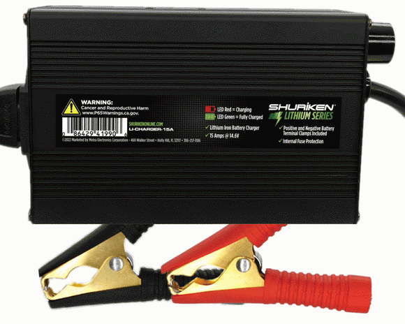 15-Amp Lithium Battery Charger
