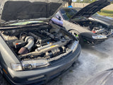 Nissan 240SX S14 95-98 Carbon Engine Hood Damper