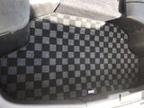 Nissan 300ZX Z32 90-96 Checkered Race Floor Mats - Dark Grey (Front + Trunk)