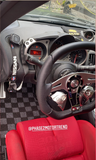 Nissan 370Z Z34 Checkered Race Floor Mats - Dark Grey
