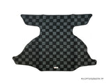 Nissan 370Z Z34 / 400Z RZ34 Checkered Rear Trunk Mats - Dark Grey