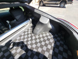 Nissan 370Z Z34 / 400Z RZ34 Checkered Rear Trunk Mats - Dark Grey