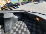 Nissan 370Z Z34 / 400Z RZ34 Checkered Rear Trunk Mats - Dark Grey