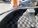Nissan 370Z Z34 / 400Z RZ34 Checkered Rear Trunk Mats - Dark Grey