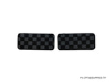 Toyota Supra (A80) 93-98 Checkered Race Floor Mats - Dark Grey