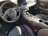 Toyota Supra (A90) 19+ Checkered Race Floor Mats - Dark Grey