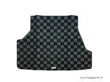 Toyota Corolla AE86 (Hatch) Checkered Rear Trunk Mats - Dark Grey