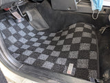 Toyota Corolla AE86 Checkered Race Floor Mats - Dark Grey