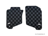 Toyota Corolla GTS Coupe (AE92) 88-92 Checkered Race Floor Mats - Dark Grey