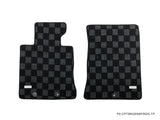Hyundai Genesis Coupe (BK1/BK2) 08-16 Checkered Race Floor Mats - Dark Grey