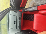 Chevrolet Corvette C4 84-96 Checkered Race Floor Mats - Dark Grey