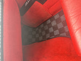 Chevrolet Corvette C4 84-96 Checkered Race Floor Mats - Dark Grey