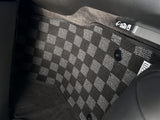 Chevrolet Corvette C8 20+ Checkered Race Floor Mats - Dark Grey
