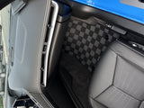 Chevrolet Corvette C8 20+ Checkered Race Floor Mats - Dark Grey