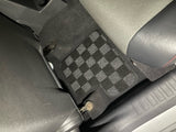 Dodge Caliber SRT4 08-09 Checkered Race Floor Mats - Dark Grey