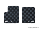 Dodge Caliber SRT4 08-09 Checkered Race Floor Mats - Dark Grey