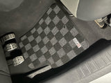 Dodge Caliber SRT4 08-09 Checkered Race Floor Mats - Dark Grey