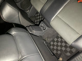 Dodge Caliber SRT4 08-09 Checkered Race Floor Mats - Dark Grey