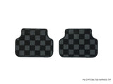 Chevrolet Cobalt 05-10 Checkered Race Floor Mats - Dark Grey