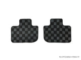 Dodge Charger 11+ 4 Door Checkered Race Floor Mats - Dark Grey