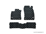 Lexus CT200/250 Hybrid 10-17 Checkered Race Floor Mats - Dark Grey