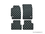 Acura Integra 90-93 (DA/DB) Checkered Race Floor Mats - Dark Grey