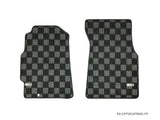 Acura Integra 94-01 (DC2) Checkered Race Floor Mats - Dark Grey
