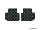 Acura Integra 94-01 (DC2) Checkered Race Floor Mats - Dark Grey