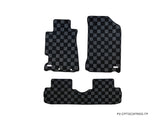 Acura RSX (DC5) 01-06 Checkered Race Floor Mats - Dark Grey