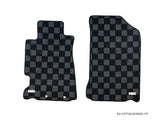 Acura RSX (DC5) 01-06 Checkered Race Floor Mats - Dark Grey