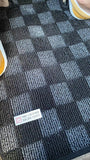 Bmw E30 84-91 3-Series (Coupe/Sedan) Checkered Race Floor Mats - Dark Grey