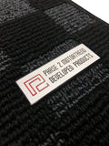 Bmw E36 95-99 3-Series Coupe/Sedan Checkered Race Floor Mats - Dark Grey