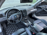 Bmw E46 99-06 3-Series Coupe/Sedan Checkered Race Floor Mats - Dark Grey