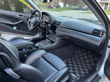 Bmw E46 99-06 3-Series Coupe/Sedan Checkered Race Floor Mats - Dark Grey