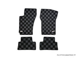 Mitsubishi Eclipse 89-94 Checkered Race Floor Mats - Dark Grey