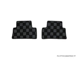 Mitsubishi Eclipse 89-94 Checkered Race Floor Mats - Dark Grey