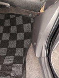 Mitsubishi Eclipse 89-94 Checkered Race Floor Mats - Dark Grey