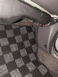 Mitsubishi Eclipse 89-94 Checkered Race Floor Mats - Dark Grey